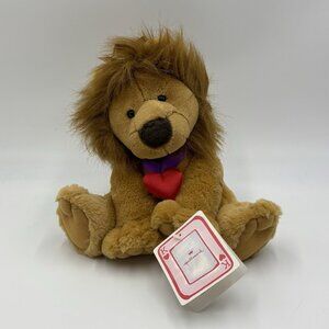 Hallmark Lion Plush Kitt The King of Hearts Stuffed Animal Original Tag